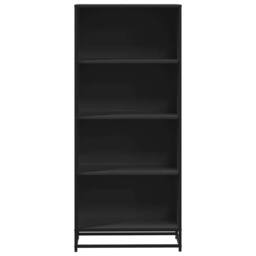 Berkfield Home Bookcase Black 60x35x139 cm Engineered Wood - Size: 60 x 35 x 139 cm - thumbnail 4