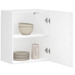 Berkfield Home Kitchen Wall Cabinet Porto White Engineered Wood - thumbnail 2