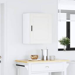 Berkfield Home Kitchen Wall Cabinet Porto White Engineered Wood - thumbnail 1