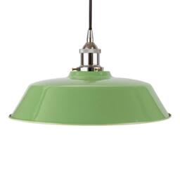 SE Home Mint Green Chancery Pendant Light - Nickel - Black Round - thumbnail 1