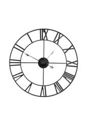 Living and Home 60cm Dia Rose Gold Roman Numeral Skeleton Wall Clock - thumbnail 7