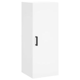 Berkfield Home Highboard White 34.5x34x180 cm Engineered Wood - thumbnail 5