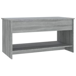 Berkfield Home Coffee Table Grey Sonoma 102x50x52.5 cm Engineered Wood - thumbnail 5