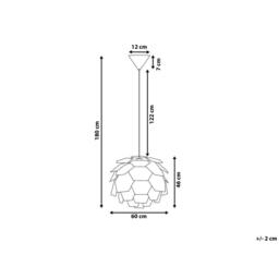 Wyld and Coco Pendant Lamp Black E27 Pine-Cone Globe Shade - thumbnail 3