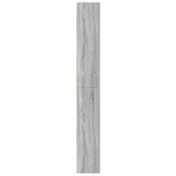 Berkfield Home Decorative Bookcase Grey Sonoma 60x24x176 cm Engineered Wood - Size: 60 x 24 x 176 cm - thumbnail 5