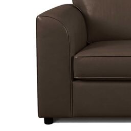 Furnishings For Less UK Danbury Leather 2 Seater Sofa Full Back Black, Brown or Grey - thumbnail 2