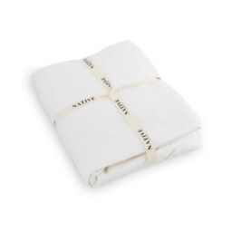 Native Natural White Single 100% Linen Duvet Cover (135x200cm) - thumbnail 2