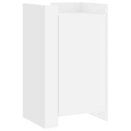 Berkfield Home Sideboard White 45x35x75 cm Engineered Wood - Size: 45 x 35 x 75 cm - thumbnail 1