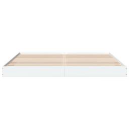 Berkfield Home Bed Frame without Mattress White 180x200 cm Super King Engineered Wood - thumbnail 4