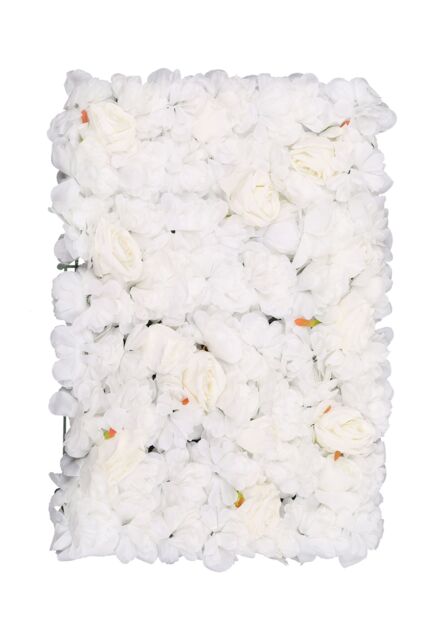 Neel Blue Hydrangea Artificial Flower Wall Panel for Wedding Decoration in Off-White - image 1