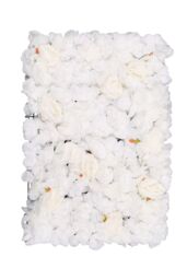 Neel Blue Hydrangea Artificial Flower Wall Panel for Wedding Decoration in Off-White - thumbnail 1