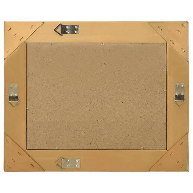 Berkfield Home Wall Mirror Baroque Style 50x40 cm Gold - image 1