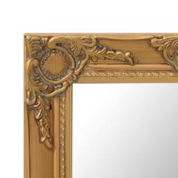 Berkfield Home Wall Mirror Baroque Style 50x40 cm Gold - thumbnail 4