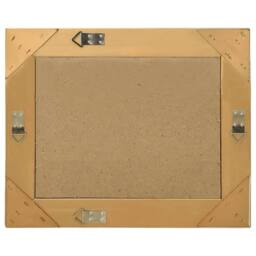 Berkfield Home Wall Mirror Baroque Style 50x40 cm Gold - thumbnail 1
