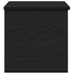 Berkfield Home Storage Box with Lid Black Oak 60x35x35 cm Engineered Wood - Size: 60 x 35 x 35 cm - thumbnail 8