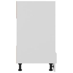 Berkfield Home Oven Cabinet White 60x46x81.5 cm Engineered Wood - thumbnail 6