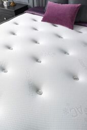 Aspire Cool Tufted Ortho Mattress in White - Size: Single - thumbnail 4