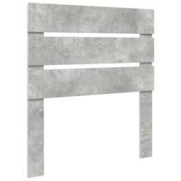 Berkfield Home Bed Frame Concrete Grey & Silver 70 x 190 cm Engineered Wood - thumbnail 6