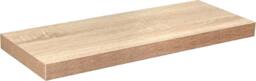 SPOT ON DEALZ Floating Wall Shelf Rustic Wooden Display Shelf with Hidden Brackets in Light Oak - thumbnail 3