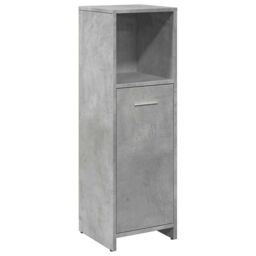 Berkfield Home Bathroom Cabinet Concrete Grey 30x30x95 cm Engineered Wood - Size: 30 x 30 x 95 cm - thumbnail 2