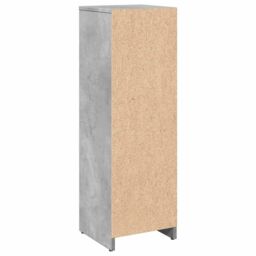 Berkfield Home Bathroom Cabinet Concrete Grey 30x30x95 cm Engineered Wood - Size: 30 x 30 x 95 cm - thumbnail 6