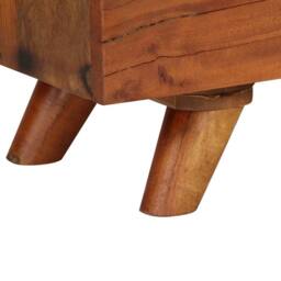 Berkfield Home TV Cabinet Solid Reclaimed Wood 140x30x40 cm in Brown - Size: 140 x 30 x 40 cm - thumbnail 6