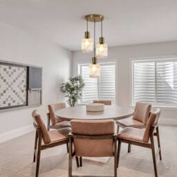 Pheashine Gold Pendant Light, Glass Shade, Adjustable 1.5m Cord, E27 (Bulb Not) - thumbnail 6