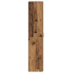 Berkfield Home Highboard Old Wood 60 x 32 x 153 cm - made from engineered wood in Brown - thumbnail 7