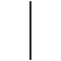 Berkfield Home Metal Headboard Black 160 cm - thumbnail 4