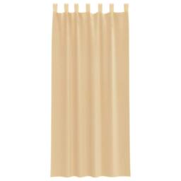 Berkfield Home Voile Curtains with Rod Pockets 2 pcs Sand in Light Sand - thumbnail 4