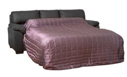 Artemis Home Genoa 3 Seat Sofabed in Black - thumbnail 2