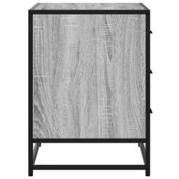 Berkfield Home Elegant Drawer Cabinet Grey Sonoma 70x41x56 cm Engineered Wood - Size: 70 x 41 x 56 cm - thumbnail 6