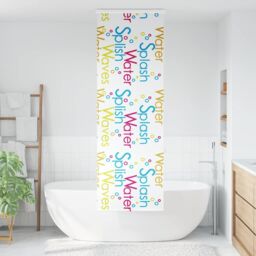 Berkfield Home Shower Roller Blind with Cassette 80x240 cm Fabric Width 76 cm in Black - thumbnail 2