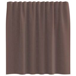 Berkfield Home Voile Curtains with Tab Top 2 pcs Brown - thumbnail 4