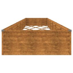 Berkfield Home Garden Raised Bed 579x100x36 cm Corten Steel in Brown - Size: 579 x 100 x 36 cm - thumbnail 5