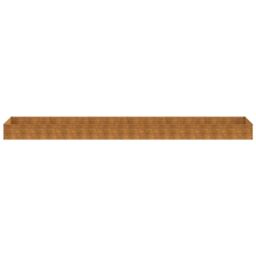 Berkfield Home Garden Raised Bed 579x100x36 cm Corten Steel in Brown - Size: 579 x 100 x 36 cm - thumbnail 4