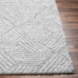 Livabliss Cloudy Shag-Geometric Grey Beige Soft Plush Pile Living Bedroom Rug - Size: 200 cm x 275 cm - thumbnail 5