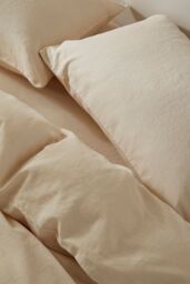 Martex Touch of Linen Housewife Pillowcase Pair in Cream - thumbnail 3