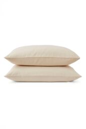 Martex Touch of Linen Housewife Pillowcase Pair in Cream - thumbnail 7