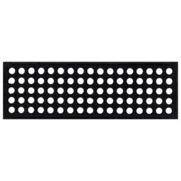 Berkfield Home Stair Treads 5 pcs 25x75 cm Rubber in Black - Size: Medium - thumbnail 6