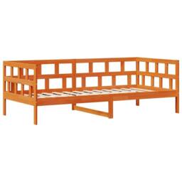 Berkfield Home Daybed with Drawers without Mattress Wax Brown 90x200 cm Solid Wood - thumbnail 5