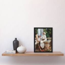 Artery8 John Singer Sargent Framed Wall Art Print The Fountain Villa Torlonia - Size: A4 - thumbnail 2