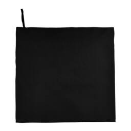 SOL'S Atoll 100 Microfibre Bath Sheet in Black - thumbnail 1