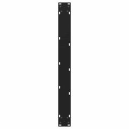 Berkfield Home Modern Dining Table Legs V-Shape 2 pcs Black 90x(72-73.3) cm Steel - thumbnail 7