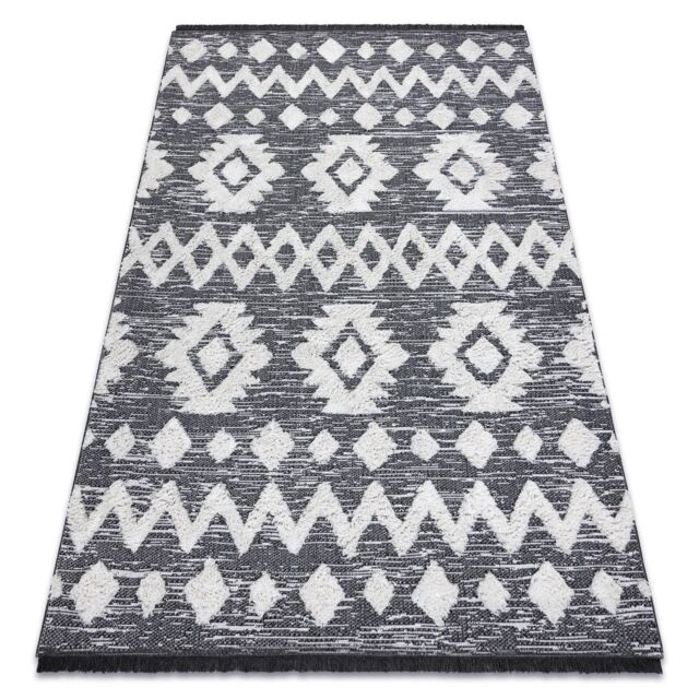 RugsX Moroc Rug in Grey - Size: 117 cm x 170 cm - image 1