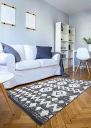 RugsX Moroc Rug in Grey - Size: 117 cm x 170 cm - thumbnail 3