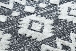 RugsX Moroc Rug in Grey - Size: 117 cm x 170 cm - thumbnail 5