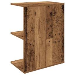 Berkfield Home Bedside Tables 2 pcs Old Wood 46.5x29x61 cm Engineered Wood in Brown - thumbnail 7