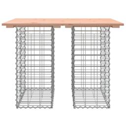 Berkfield Home Garden Bench Gabion Design 100x70x72 cm Solid Wood Douglas in Brown - Size: 100 x 70 x 72 cm - thumbnail 5