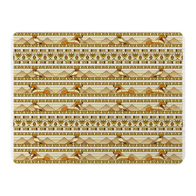 Benjamin Tate Design Ornament Of Ancient Egypt To The Frescoes Blanket in Natural - Size: 120 cm x 150 cm - image 1